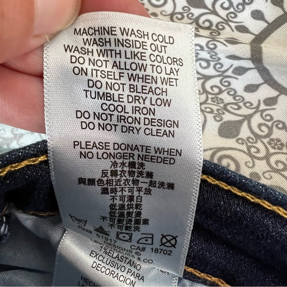 NWT Levi’s 510 Skinny Fit 4-Way Super Stretch Jeans Men’s Sz 30x30 - Picture 12 of 12